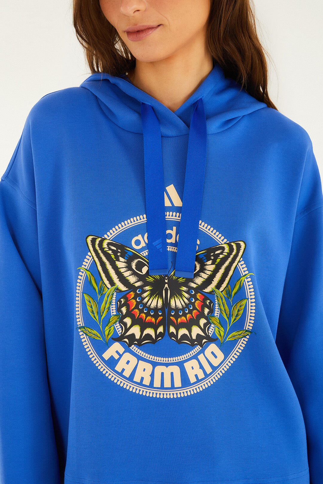 Move Like A Butterfly Blue Adidas  Moletom