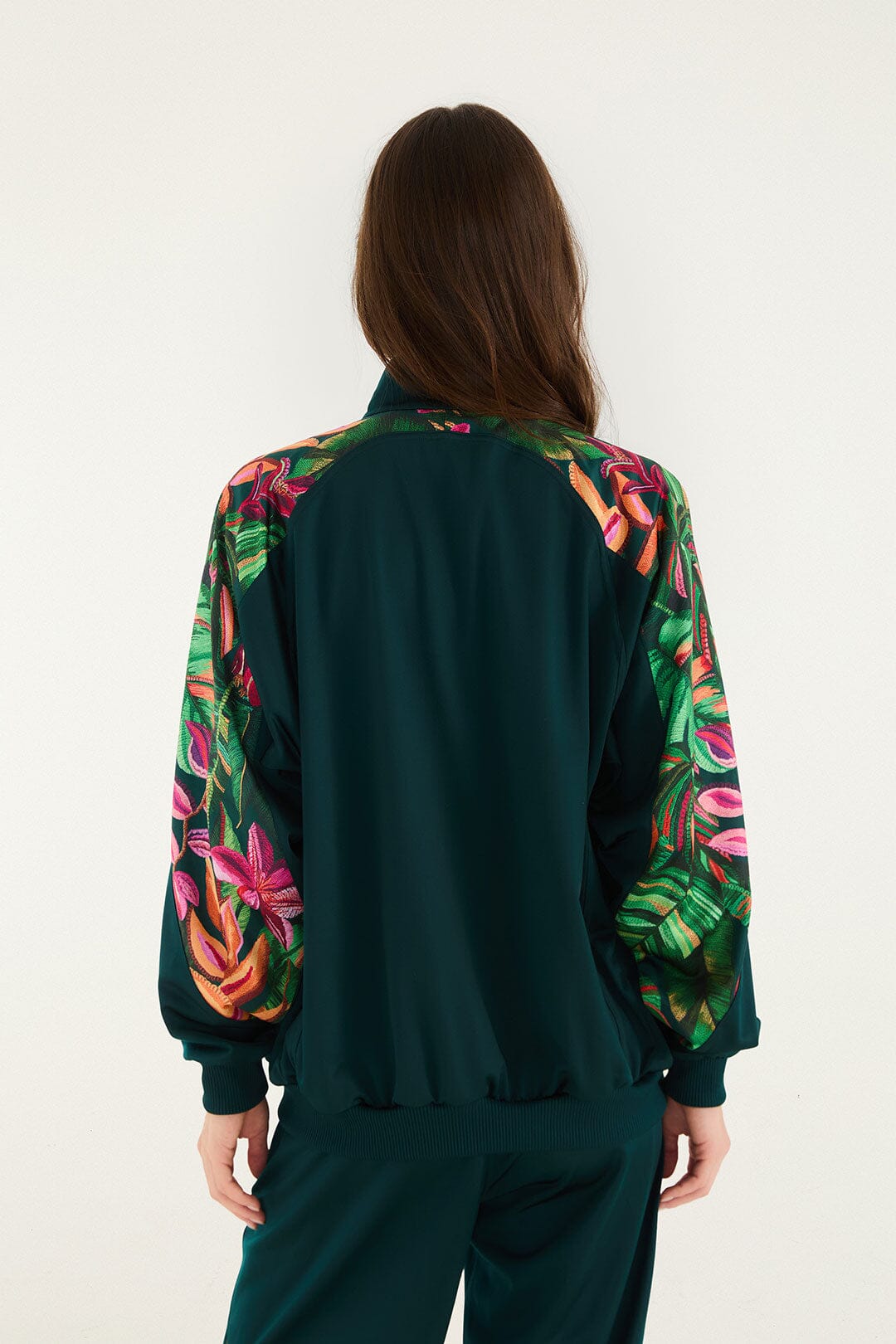 Chaqueta Adidas verde follaje auténtico