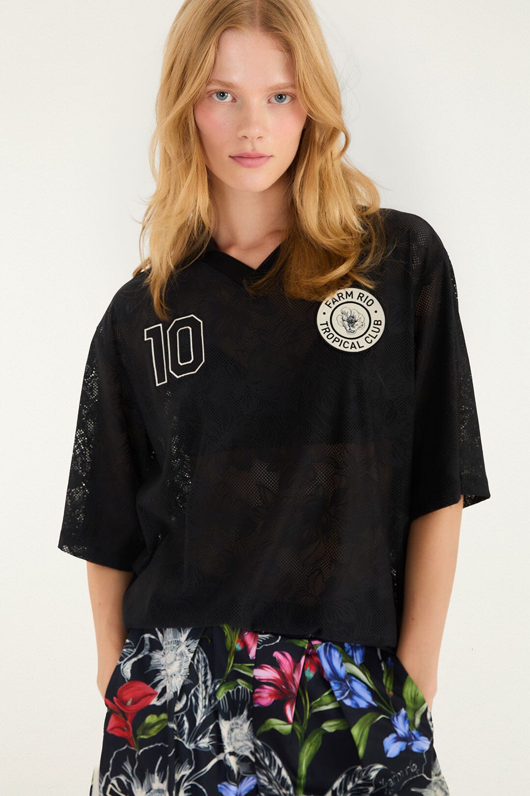 Тениска Adidas Lace Black