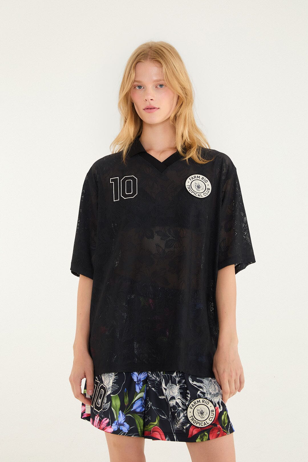 Тениска Adidas Lace Black
