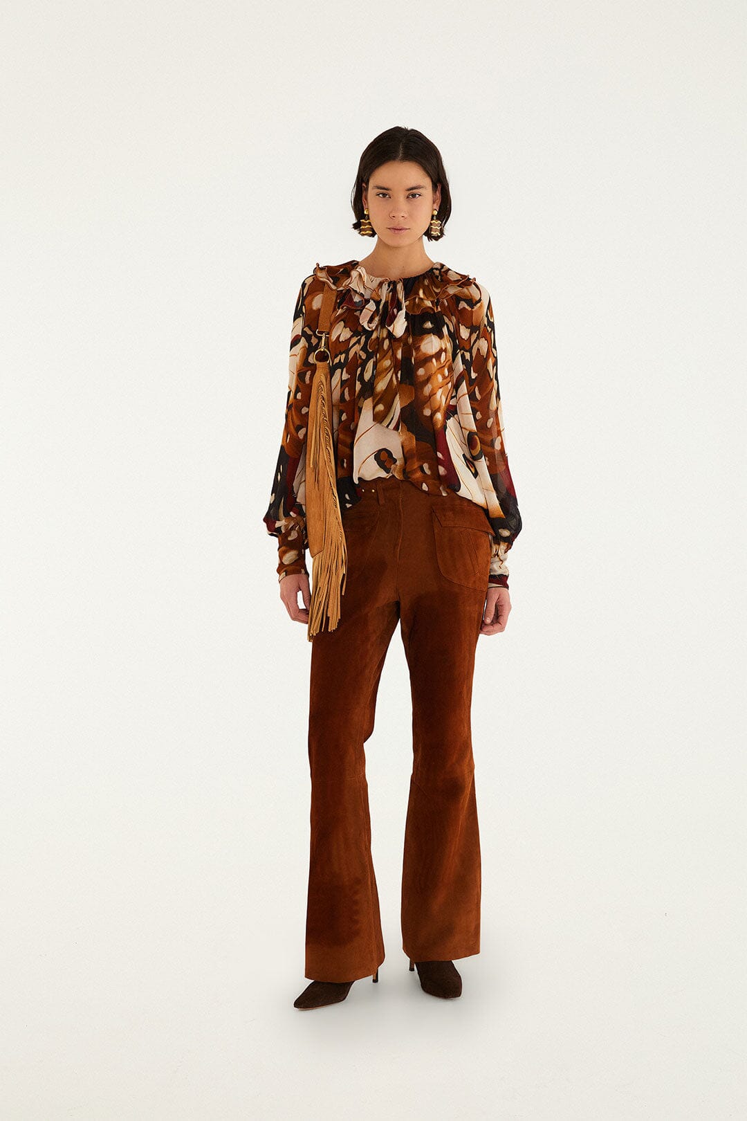 Borbofly Ruffled Blouse