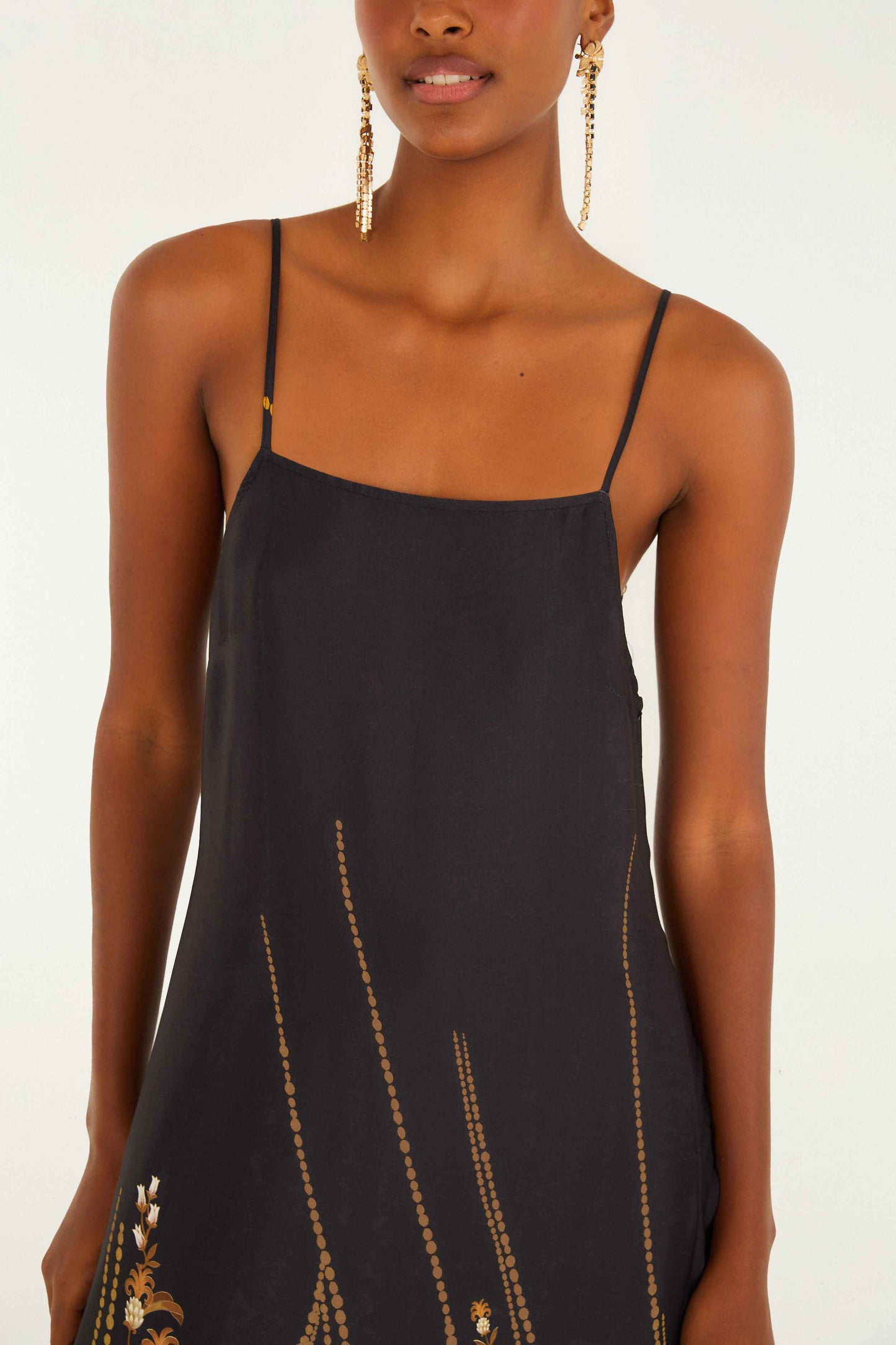 farm rio v-neck sequin slip dress Anthropologie Farm Rio V-Neck Sequin Slip Maxi Dress Size L