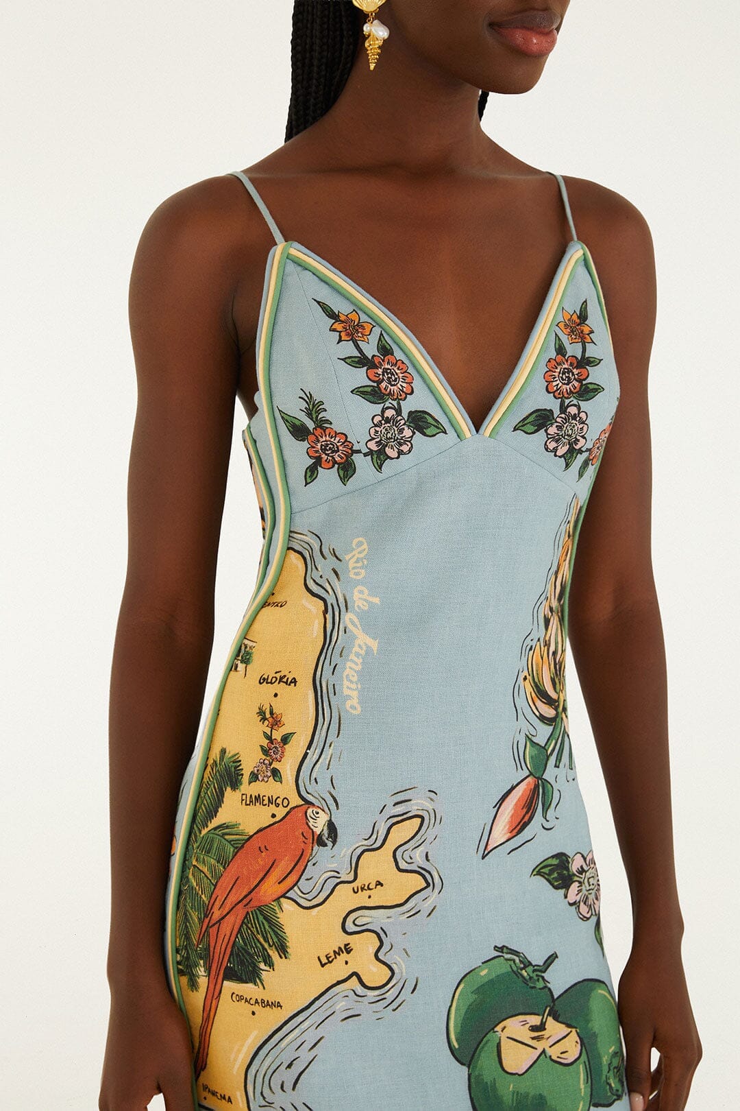 farm rio ipanema mini dress FARM Rio Picnic Peppers Ainika Mini Dress