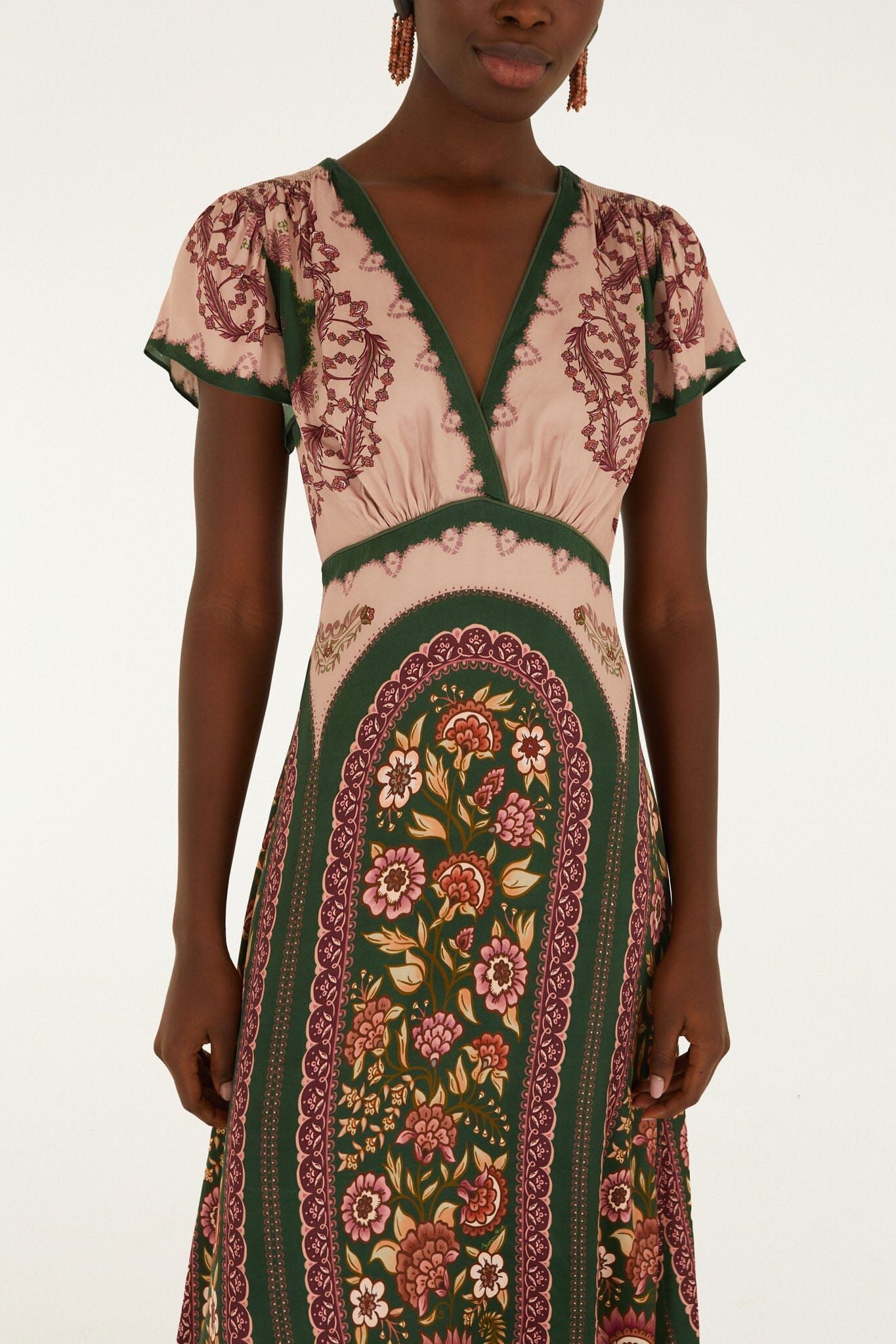 FARM Rio model wearing the Daniela Maxi Dress