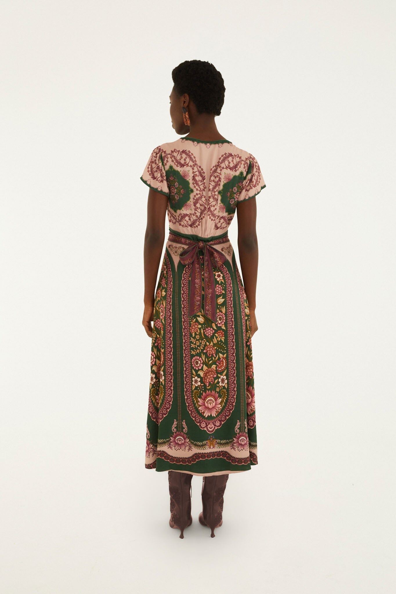FARM Rio model wearing the Daniela Maxi Dress