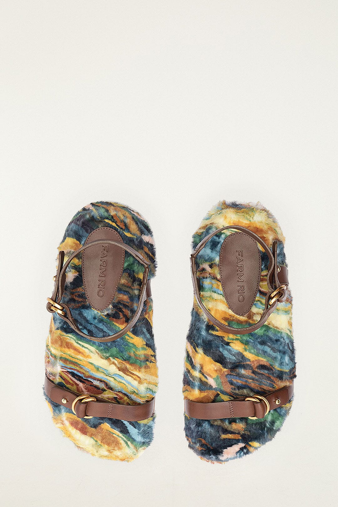 FARM Rio model wearing the Double Loop Buckle Flat