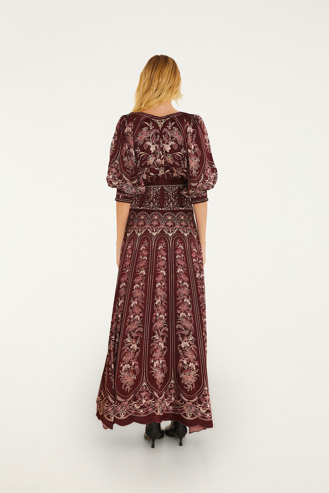 Liz Puff Sleeve Maxi Dress