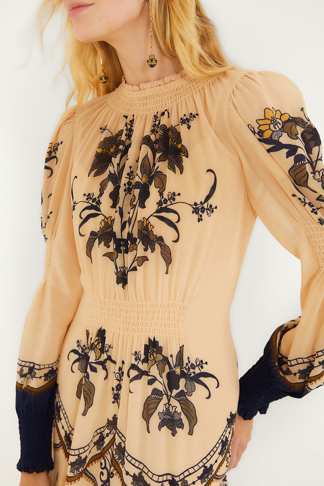 Liz Long Sleeve Mini Dress