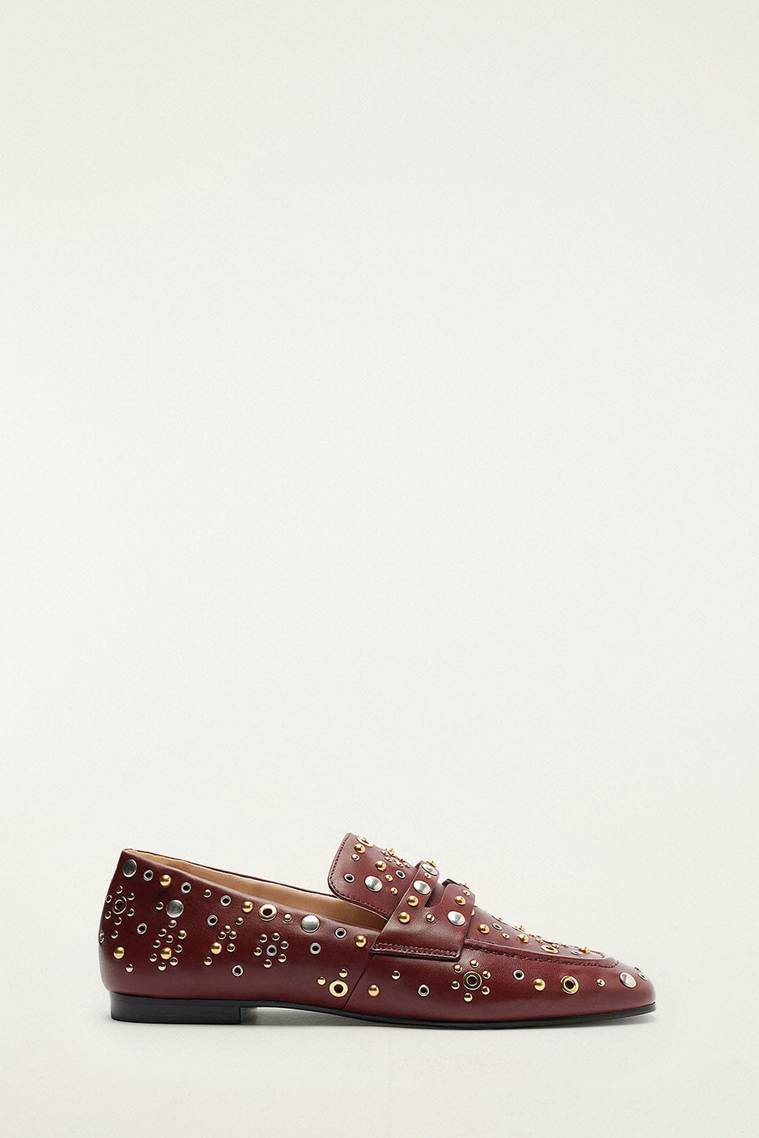 Marsala Studded Loafer | FARM Rio