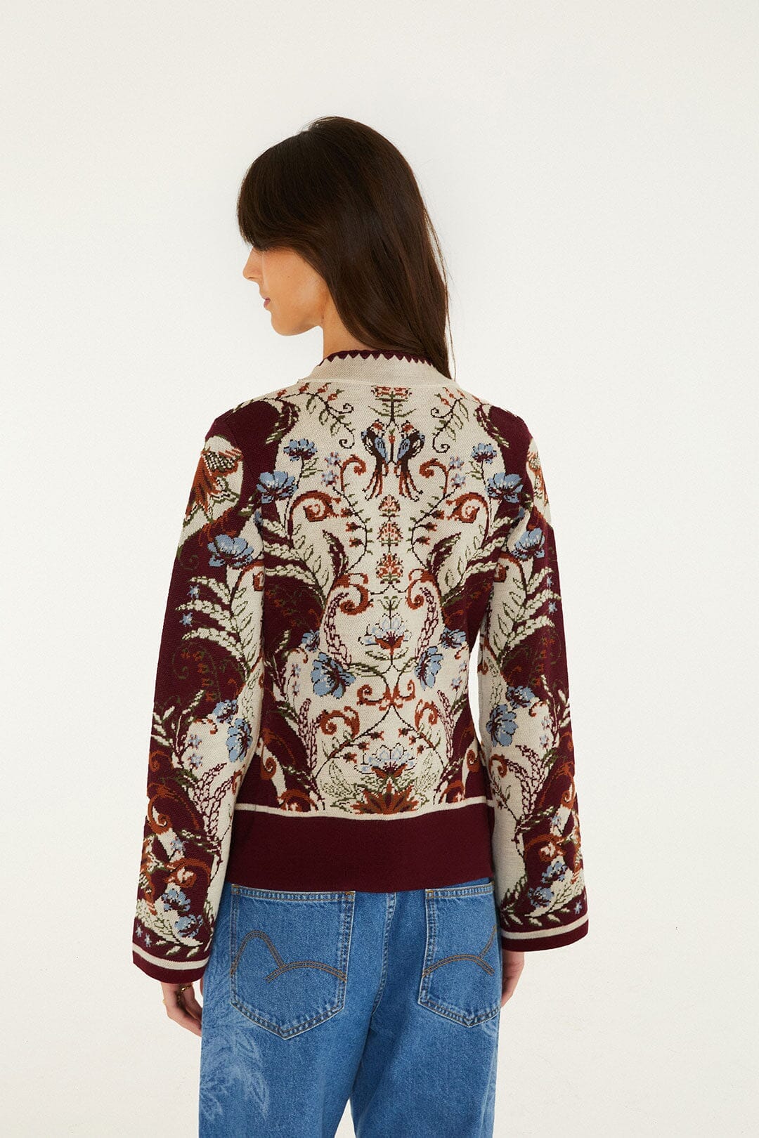 Cardigan in maglia con bottoni Millena