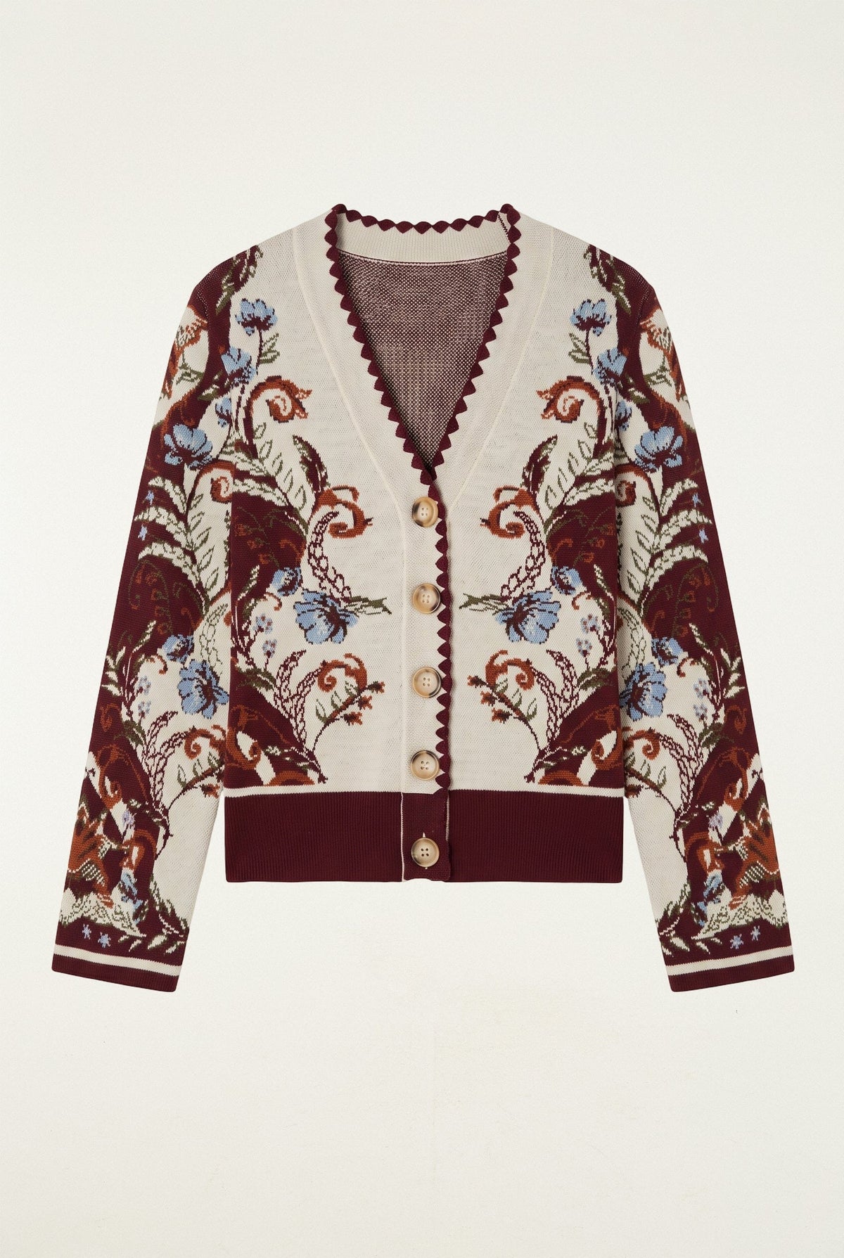 Cardigan in maglia con bottoni Millena