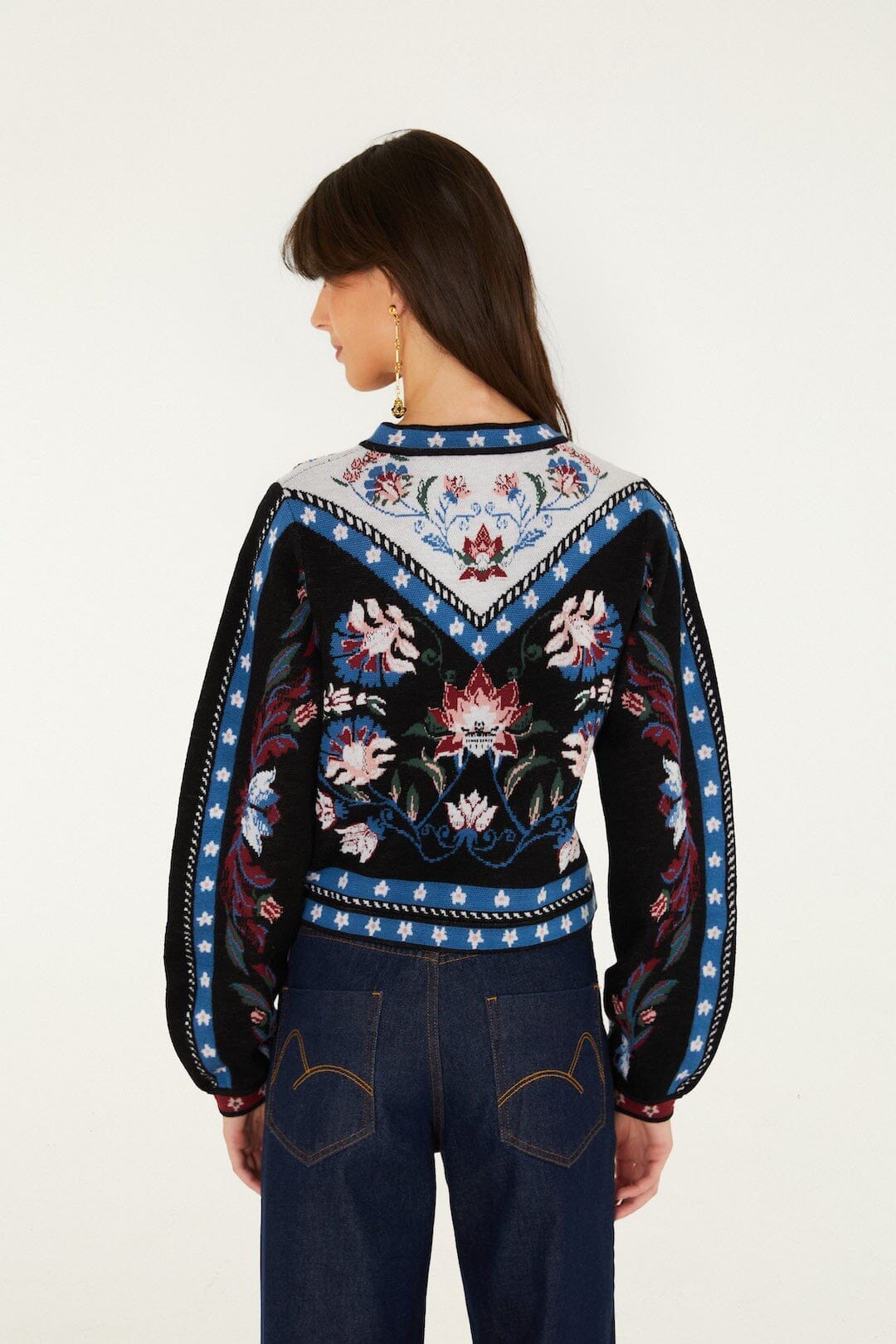Maglione in maglia con collo girocollo Natalia