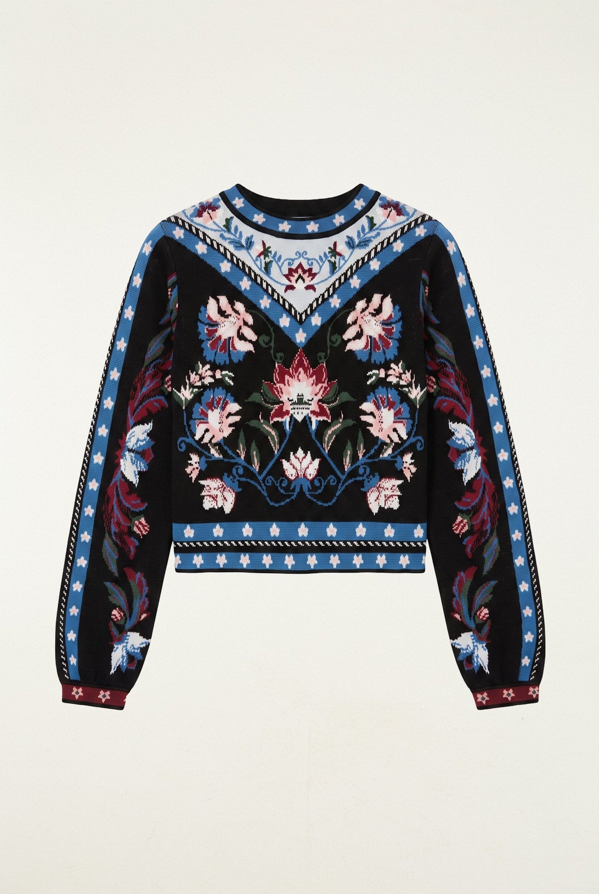 Maglione in maglia con collo girocollo Natalia