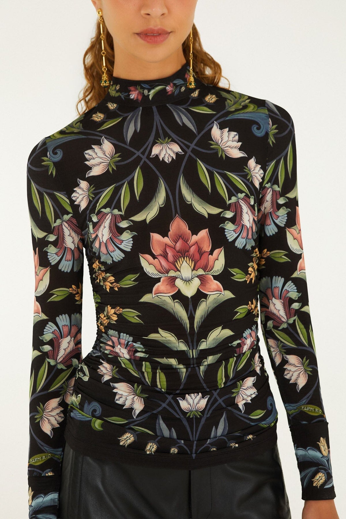 Blouse en jersey à manches longues Natalia