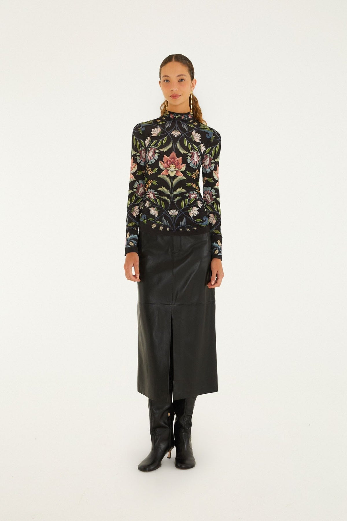 Blouse en jersey à manches longues Natalia