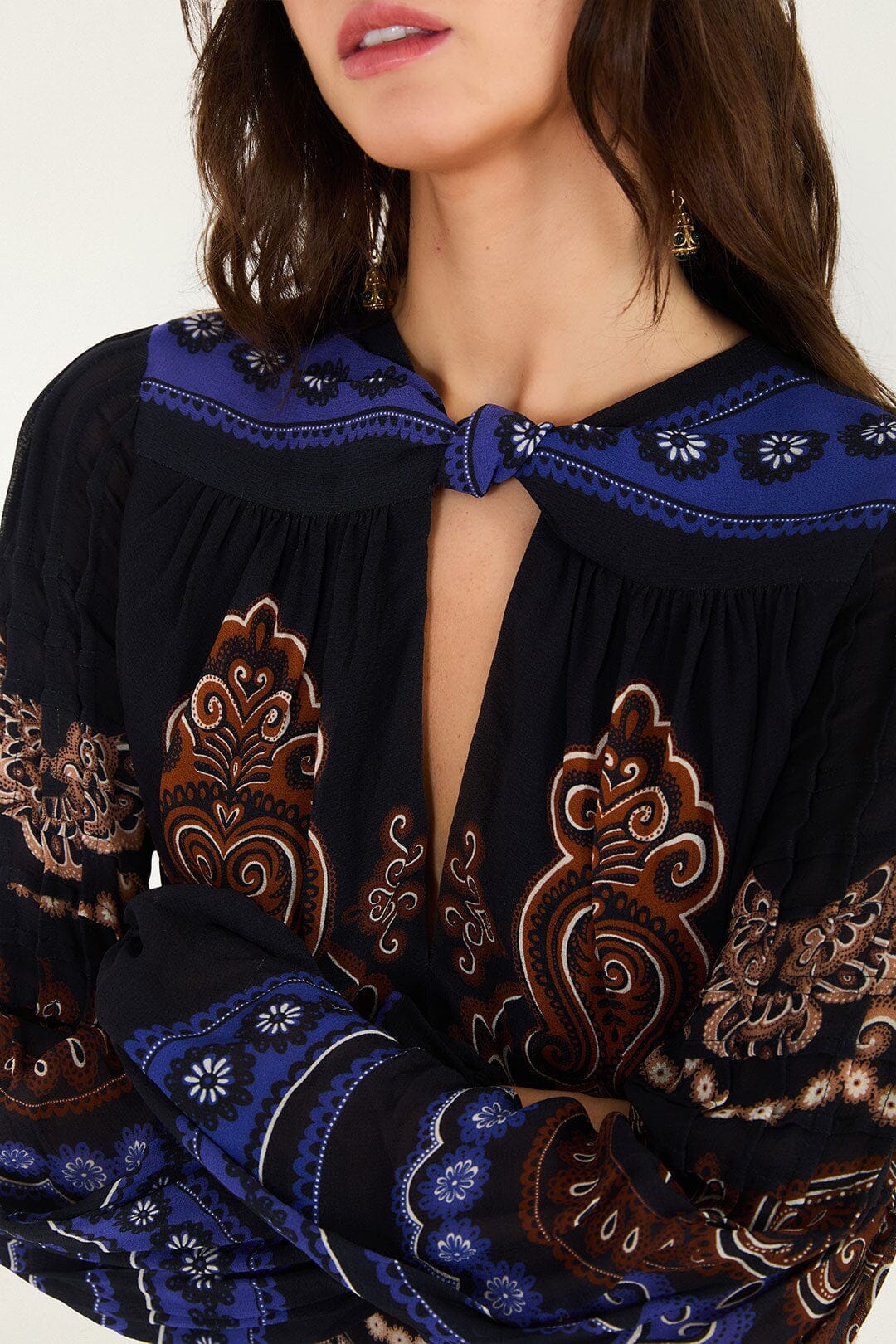 Blouse plissée Nicole