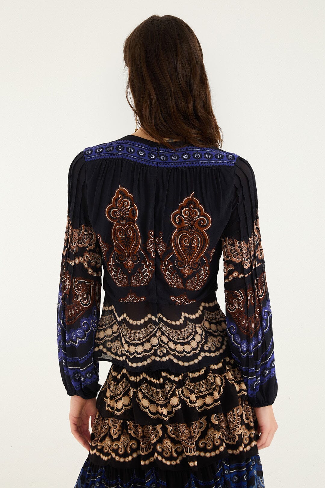 Blouse plissée Nicole
