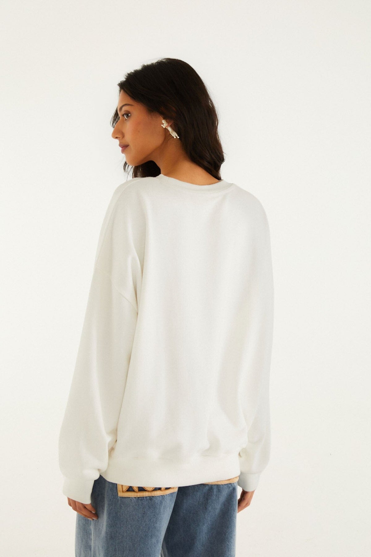 Sudadera color blanco roto Country Table