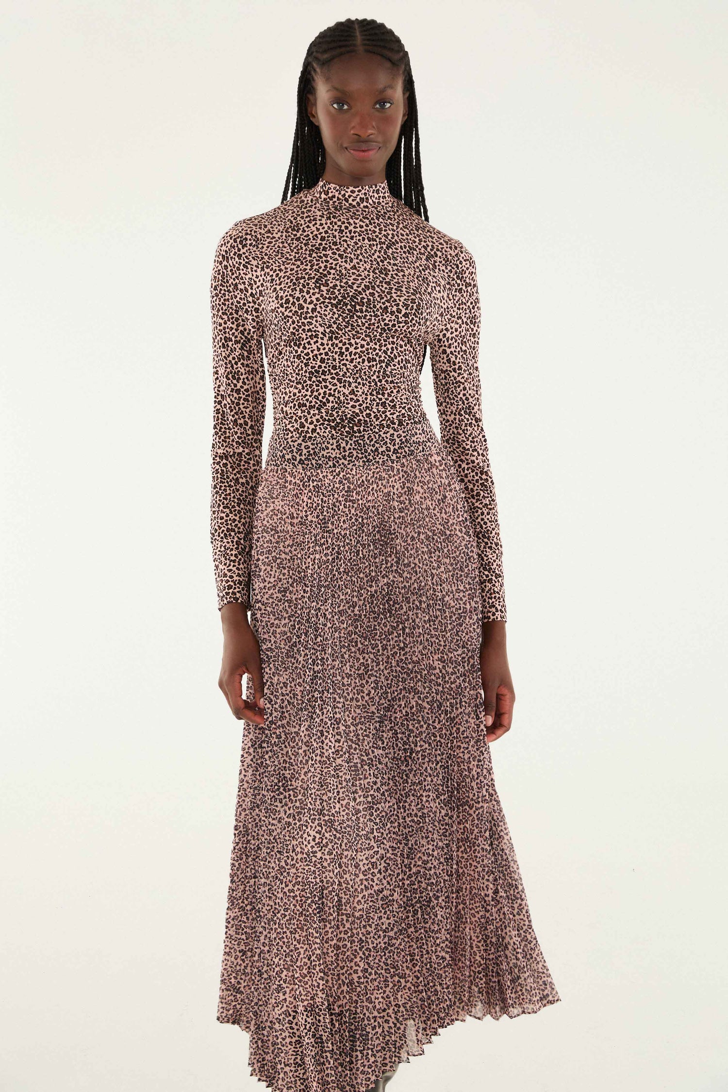 Satin Skirt Cheetah Skirt Lulus Midi Skirt Leopard Pleated Maxi