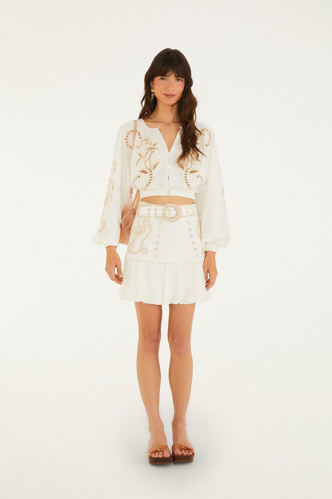 Richilieur Off-White Long Sleeve Blouse