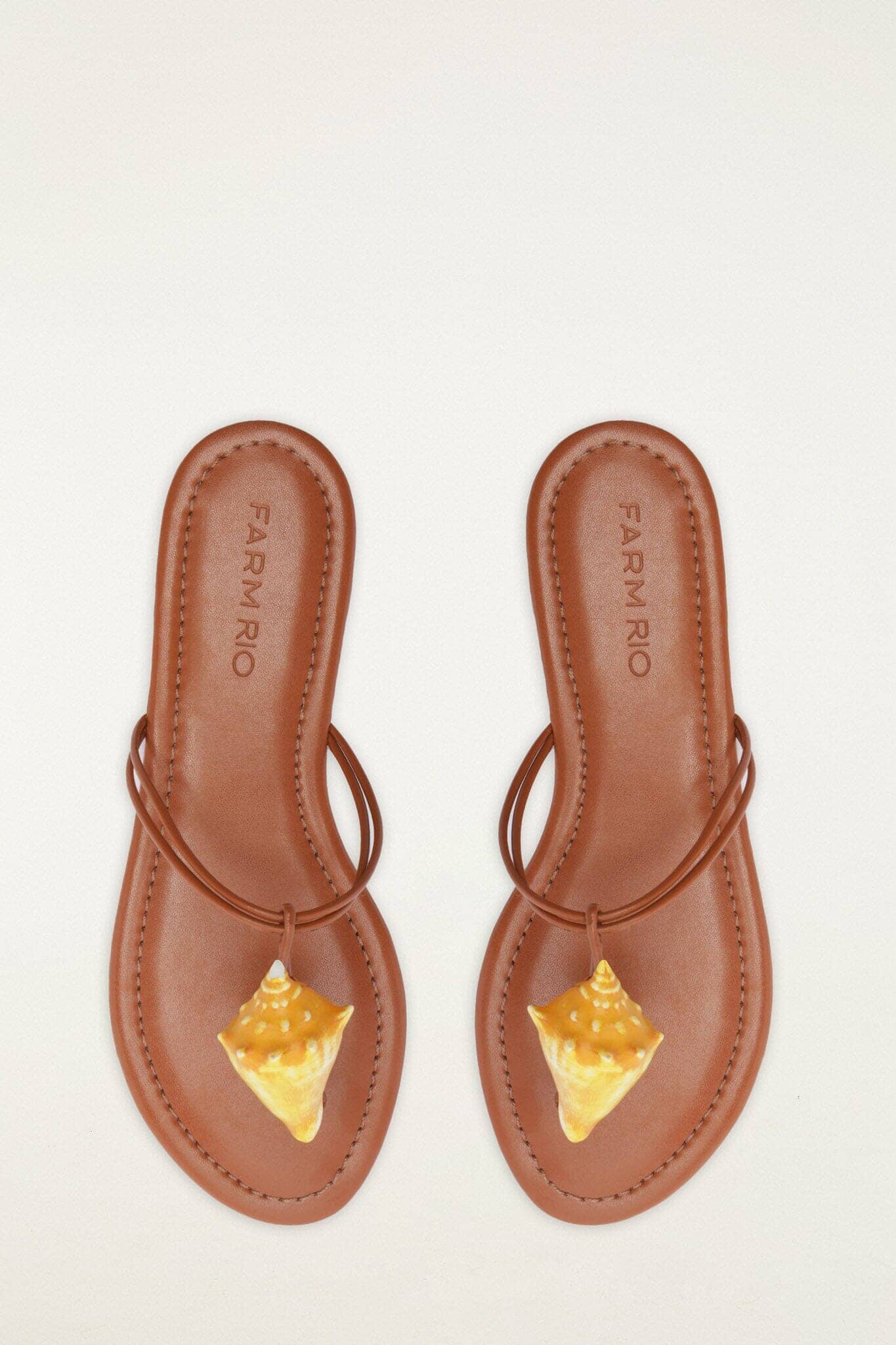 Shell Flat Sandal