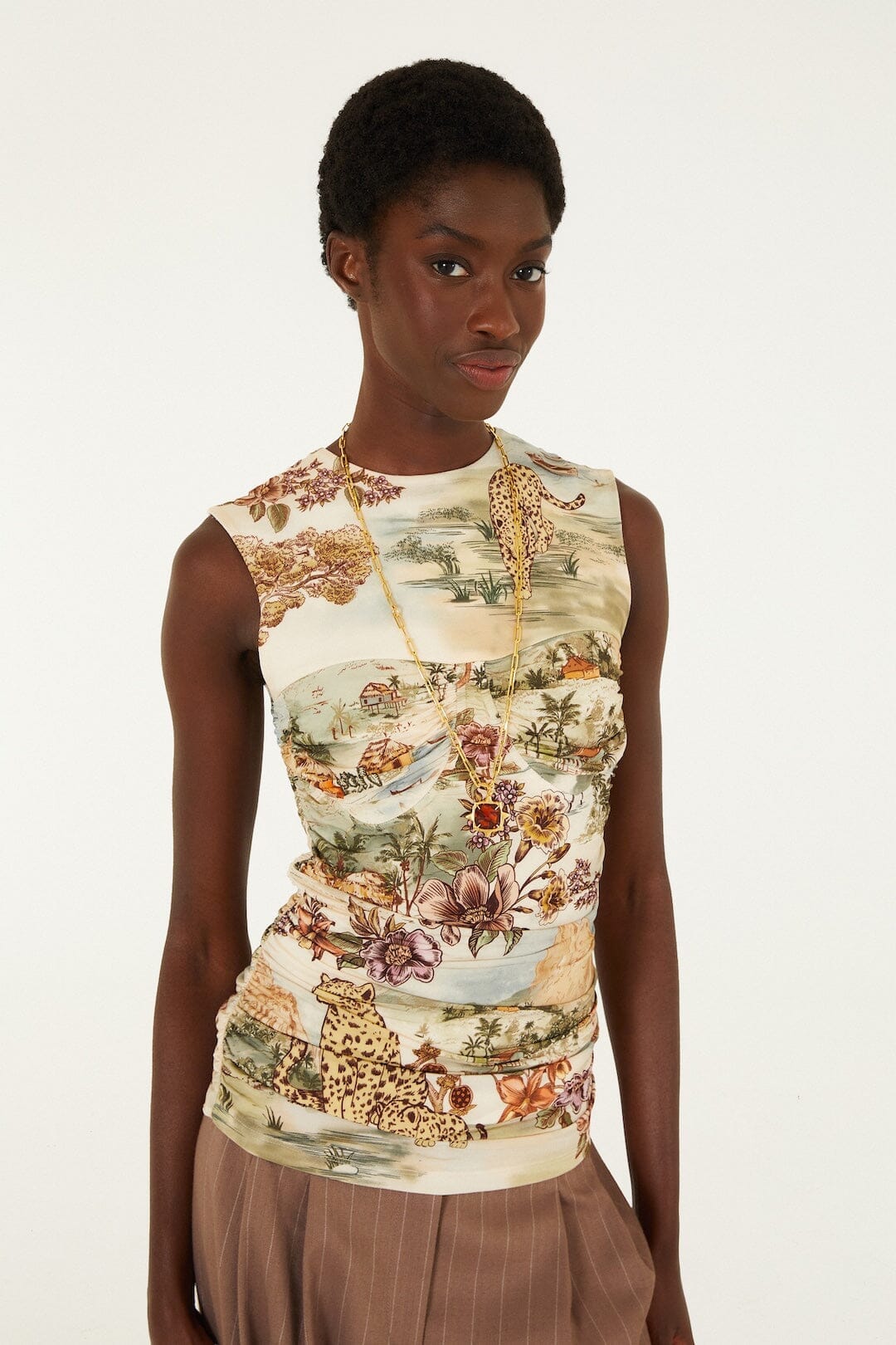 Blusa senza maniche Toile De Rio