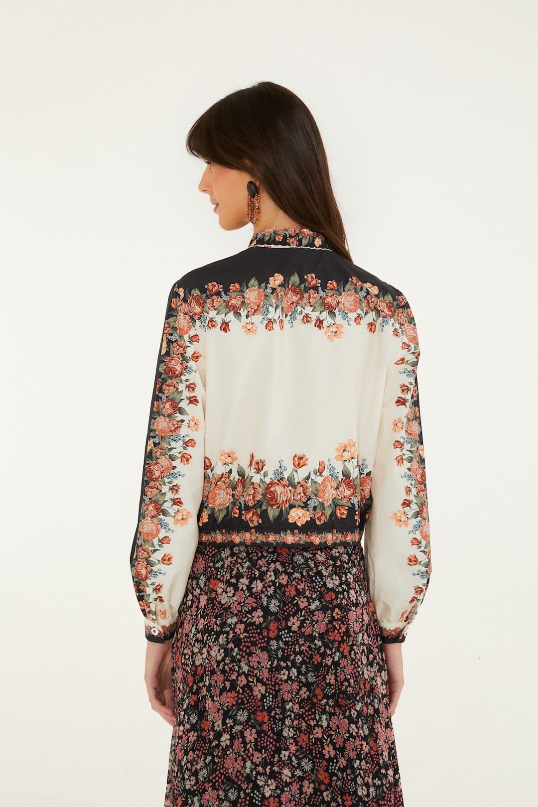Winter Floral Long Sleeve Shirt