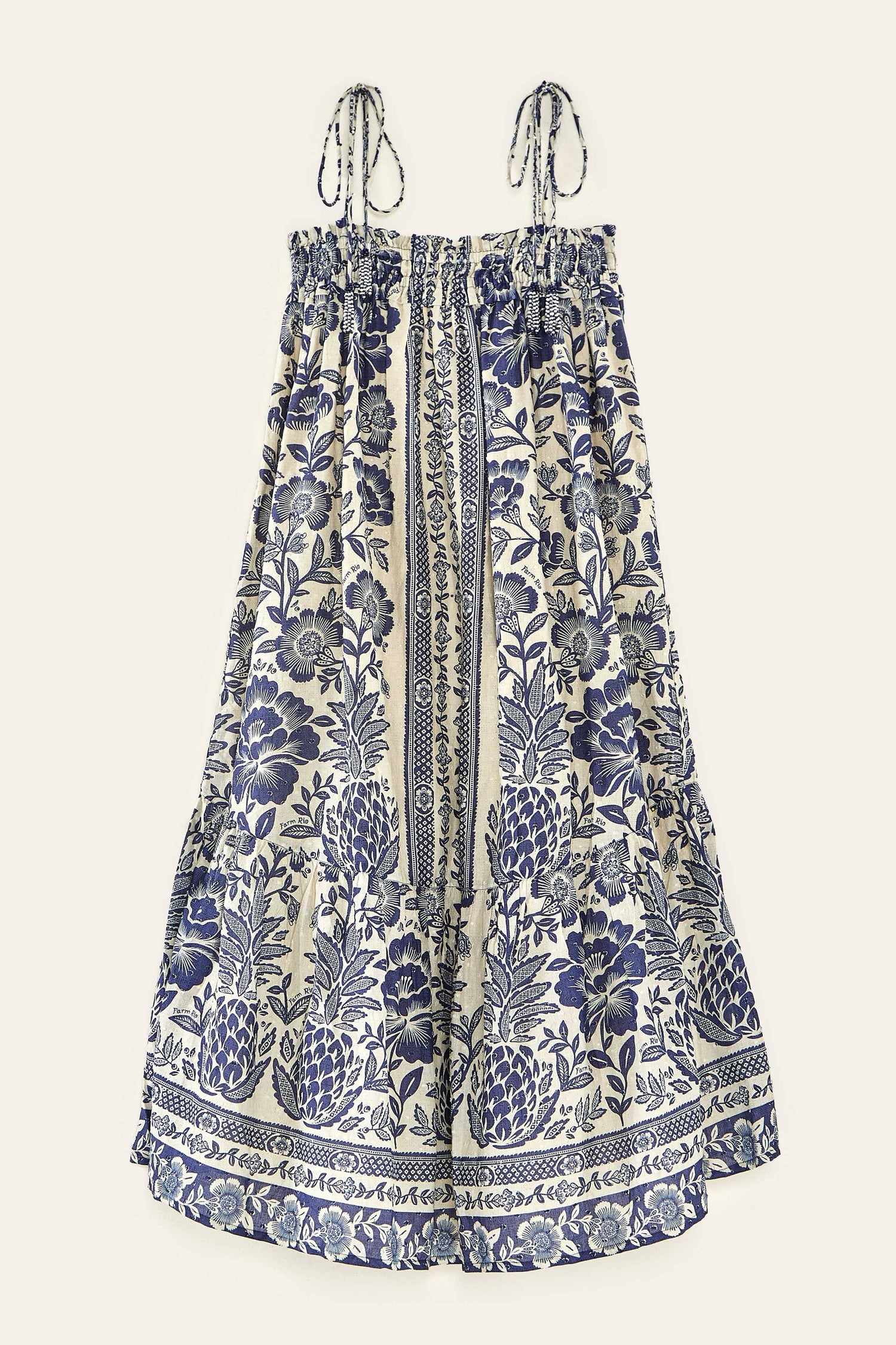 Maxi Dress | Blue Pineapple Garden Print FARM Rio Maxi Dress | Blue Pineapple Garden Print FARM Rio