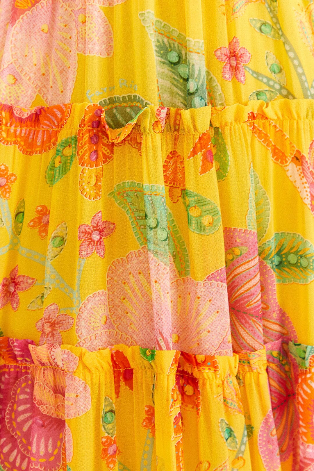 Yellow Macaw Bloom Maxi Dress – FARM Rio