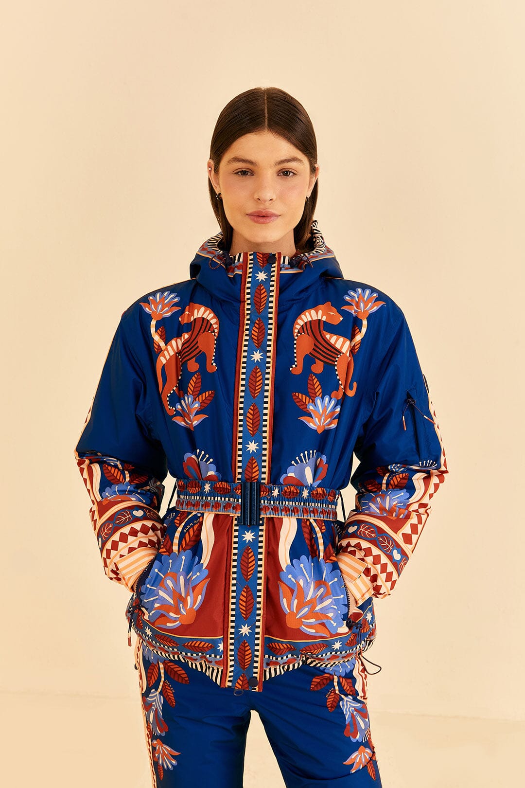 Nature Jacket Collection Blue Nature Beauty Ski Jacket – FARM Rio