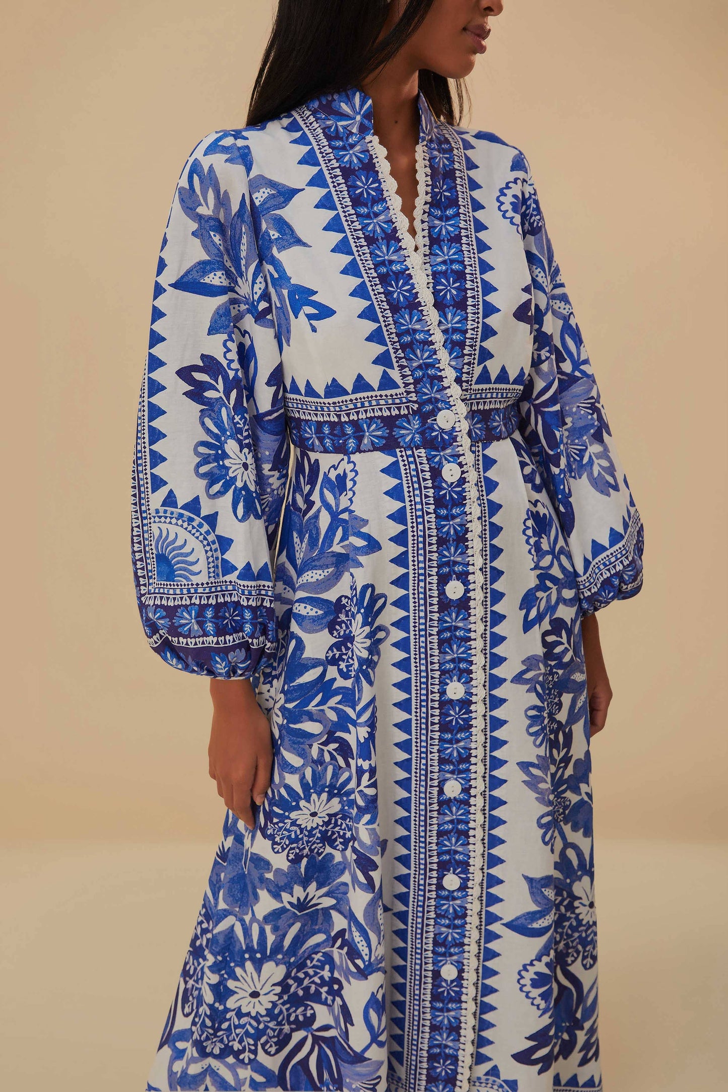farm rio off white flora tapestry maxi dress houseofprim on LTK