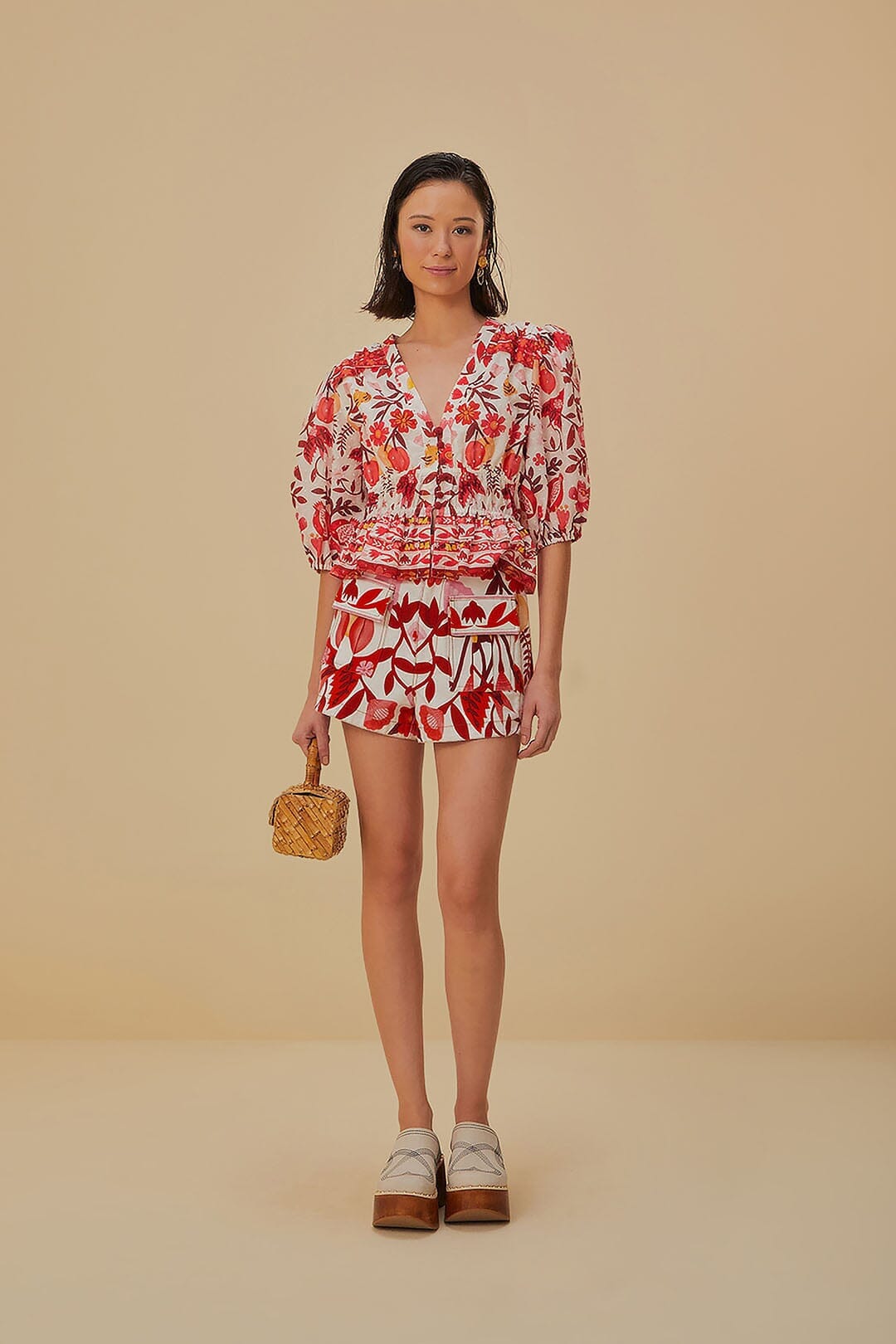 Romantic Orchard Pockets Short – FARM Rio