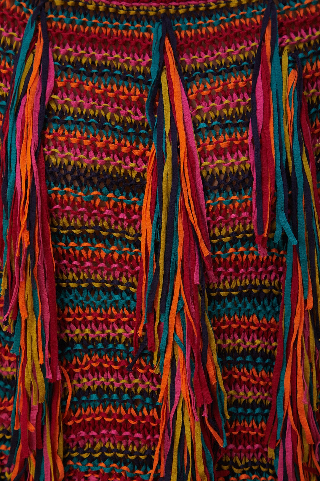 Pull en tricot à rayures colorées