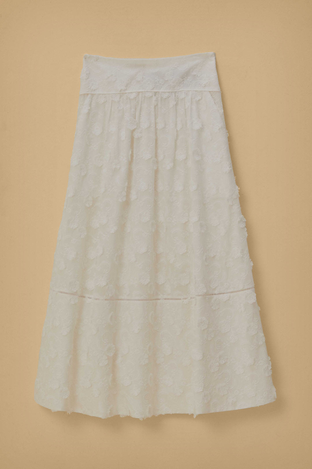 Off-White 3D Flower Midi Skirt