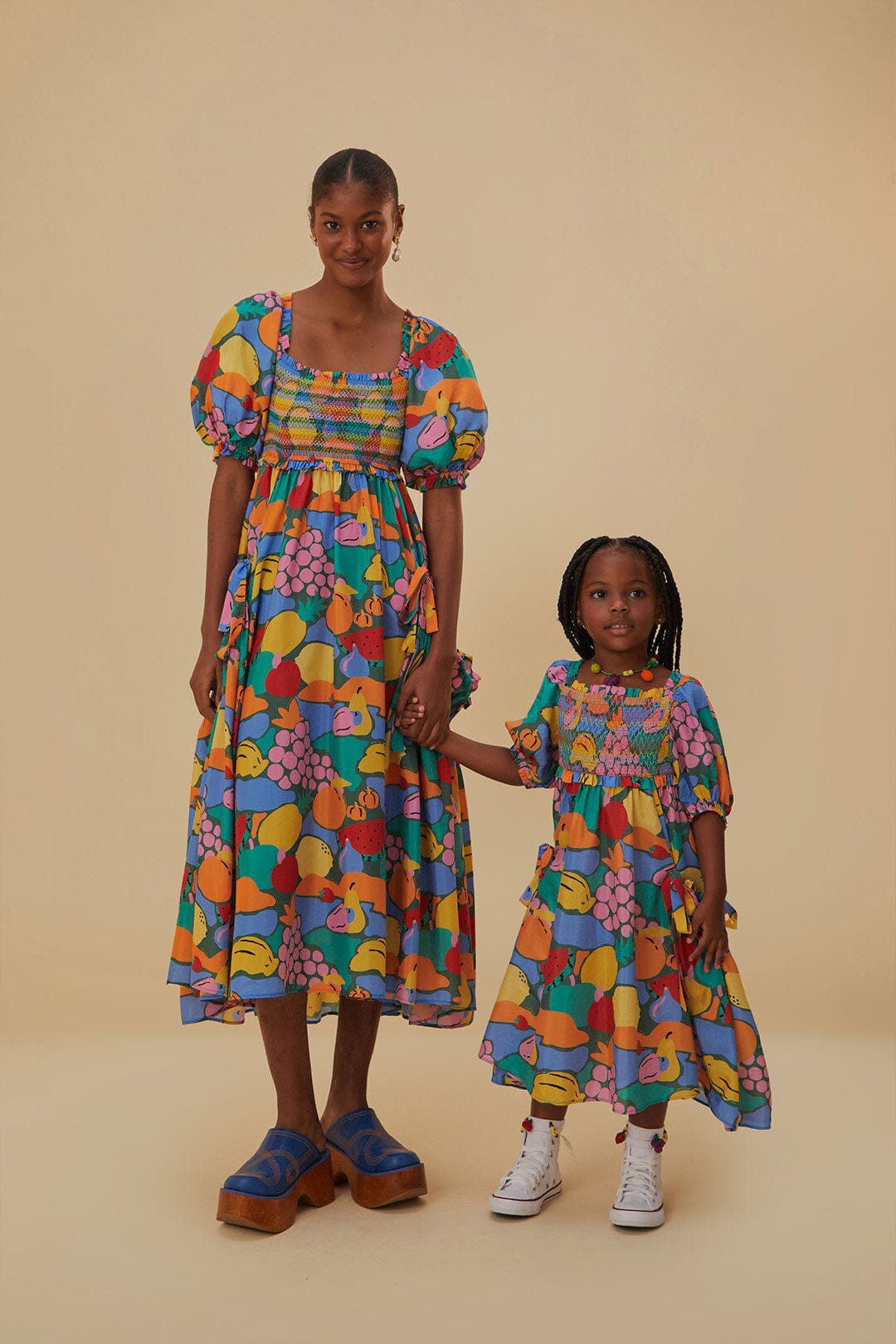 farm rio short-sleeve printed midi shirt dress Farm Rio Short Sleeve Printed MIDI Dress NWT Sz L