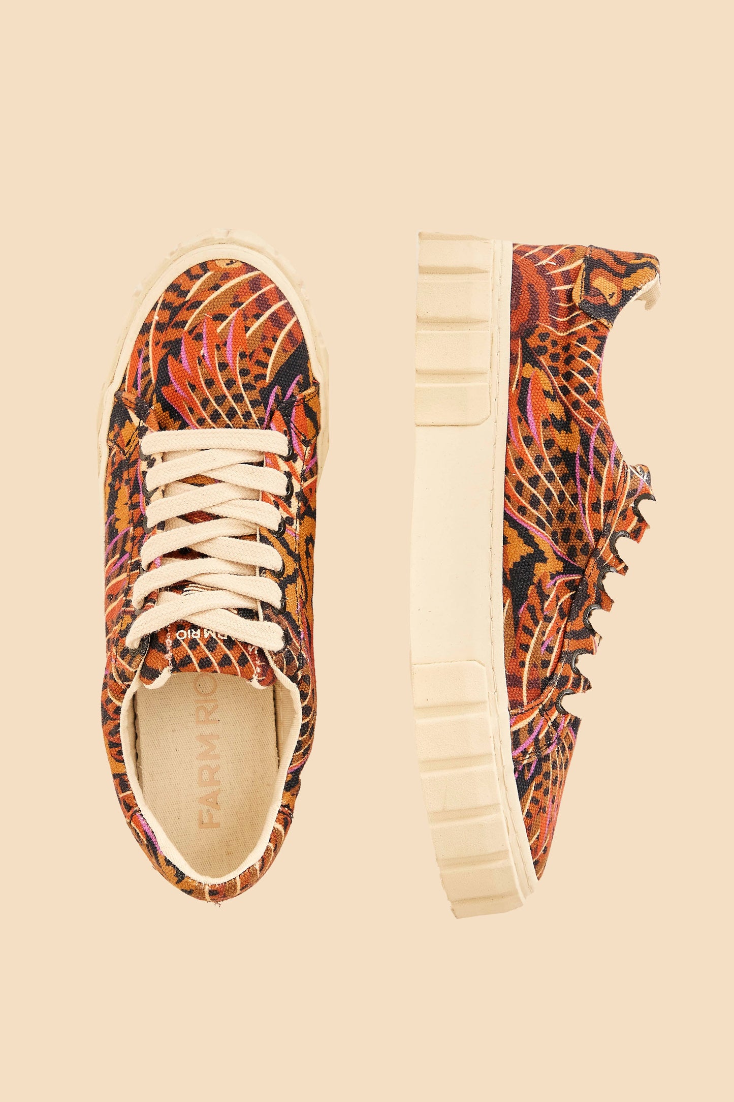 Caramel Macawmouflage Flatform Sneaker