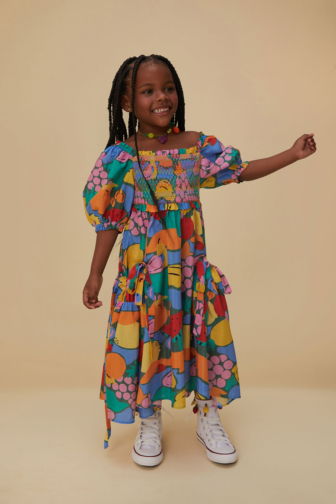 Robe Enfant Paysage De Fruits