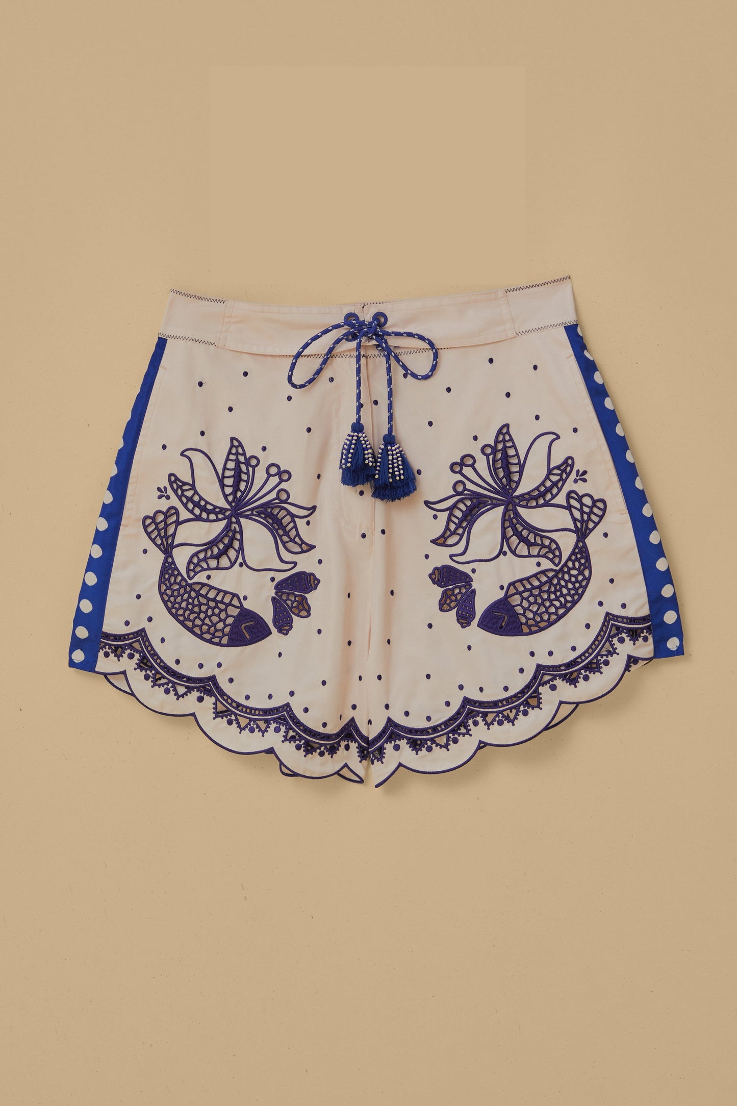 Artisanal Embroidered Shorts