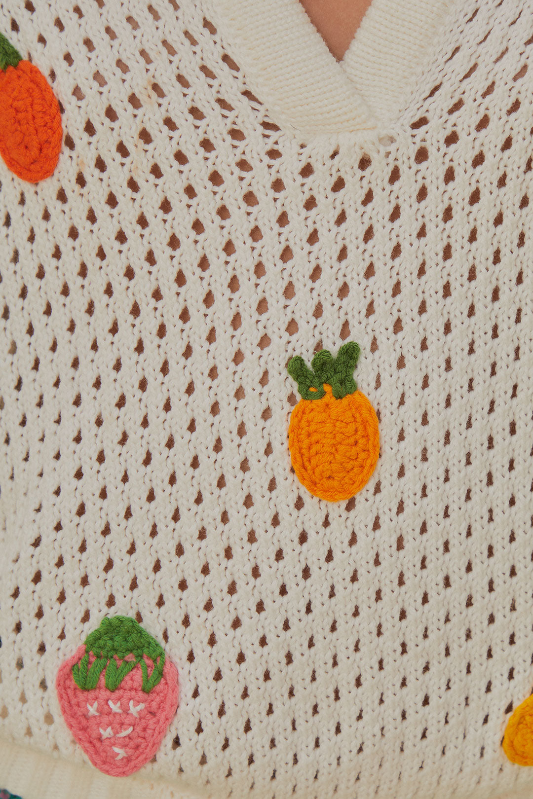 Crochet Fruit Kids Blouse
