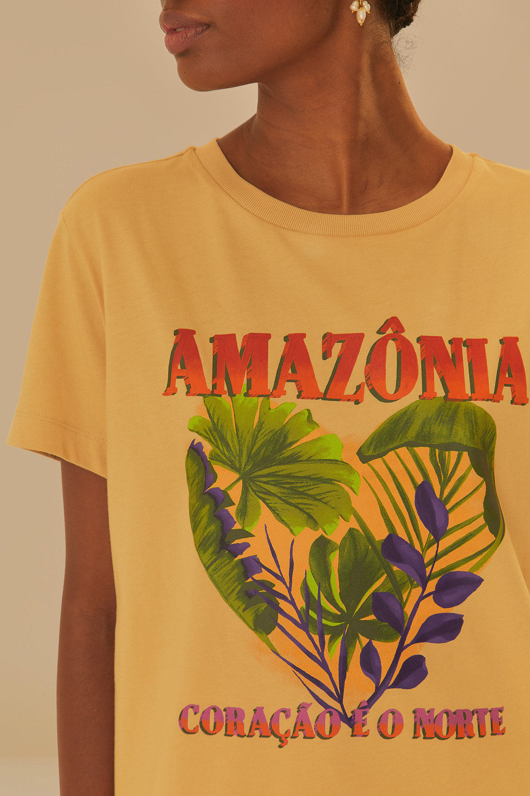 Amazonie Coracao EO Norte T-shirt ajusté