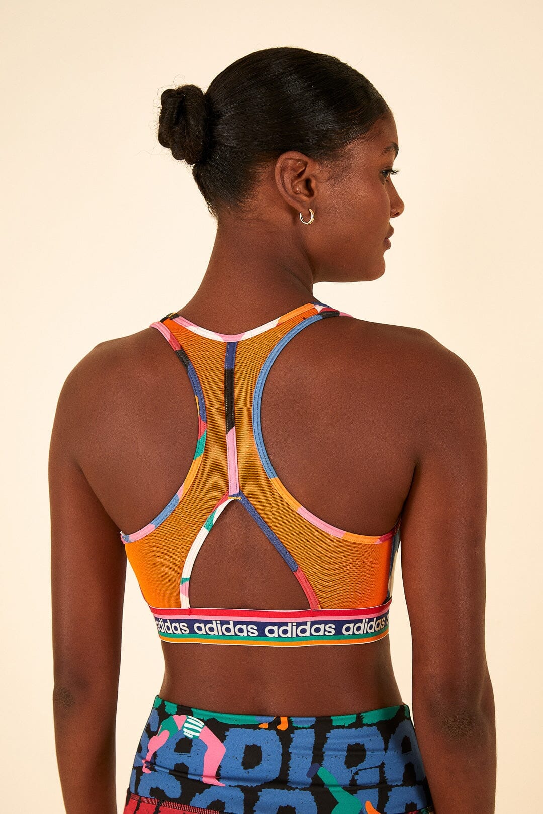 Soutien-gorge à maintien moyen Farm Bold Green / Better Scarlet