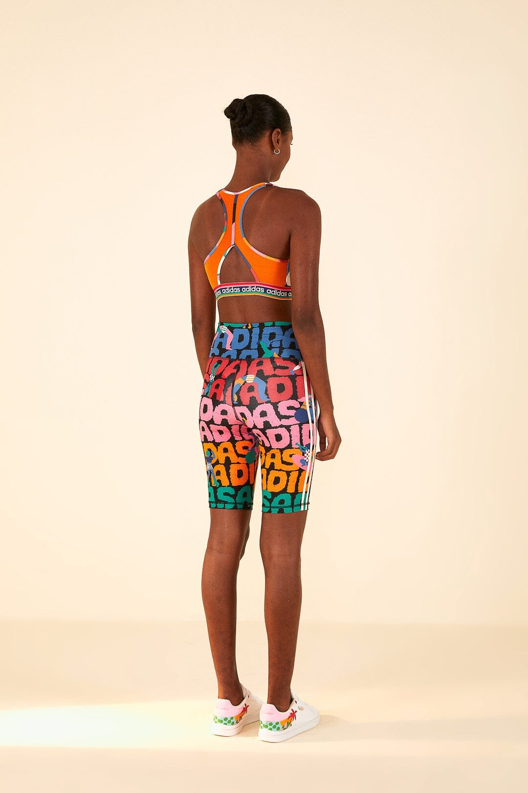 Soutien-gorge à maintien moyen Farm Bold Green / Better Scarlet